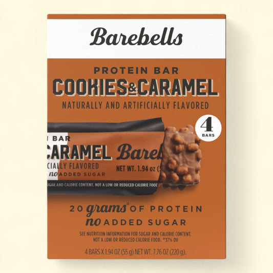 Barebells Protein Bars, Cookies & Caramel - 1.9oz, 4 Count