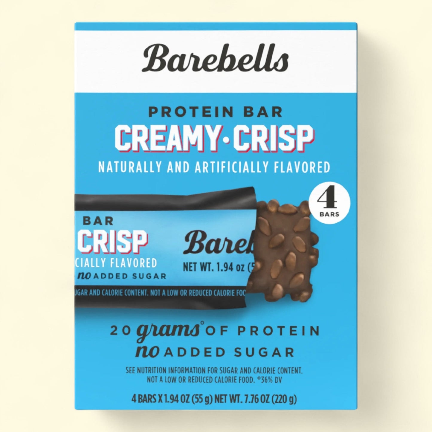Barebells Protein Bars, Creamy Crisp, 1.9oz, 4 Count
