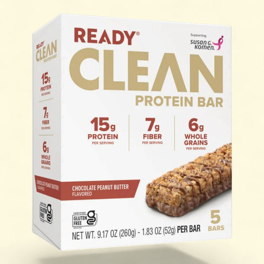 Ready Nutrition Chocolate Peanut Butter Protein Bar, 5 Count