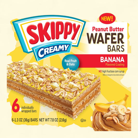SKIPPY Peanut Butter Wafer Bars, 1.3 Oz (36g)
