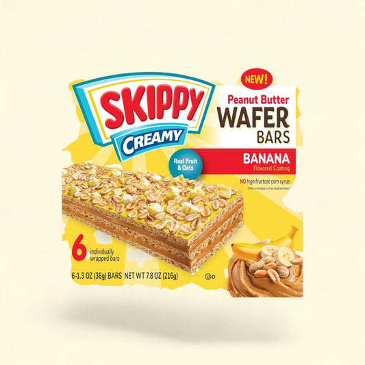 SKIPPY Peanut Butter Wafer Bars, 1.3 Oz (36g) — authentic US product shipped worldwide by Treatspree