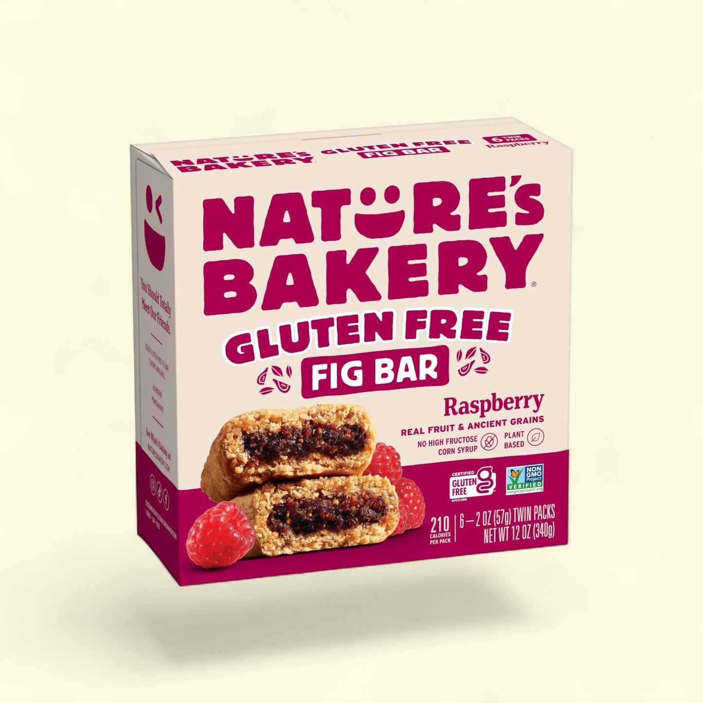 Nature's Bakery Raspberry Fig Bars, 2 oz, 6 Twin Pack Box — authentic US product shipped worldwide by Treatspree