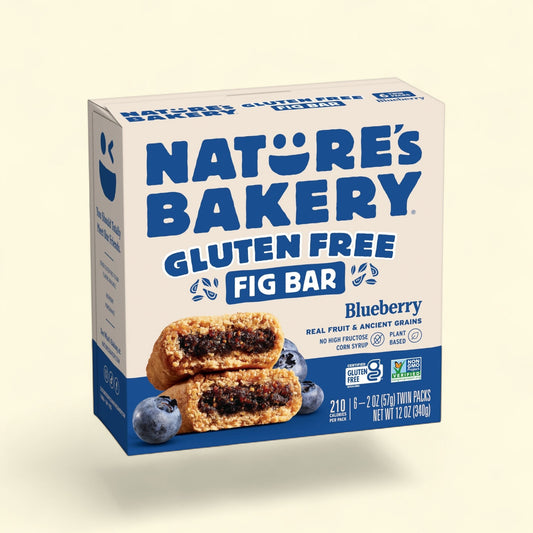 Nature's Bakery, Blueberry Fig Bars, 6 Twin Packs, 2 oz — authentic US product shipped worldwide by Treatspree