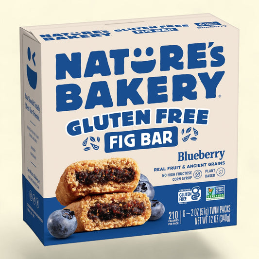 Nature's Bakery, Blueberry Fig Bars, 6 Twin Packs, 2 oz