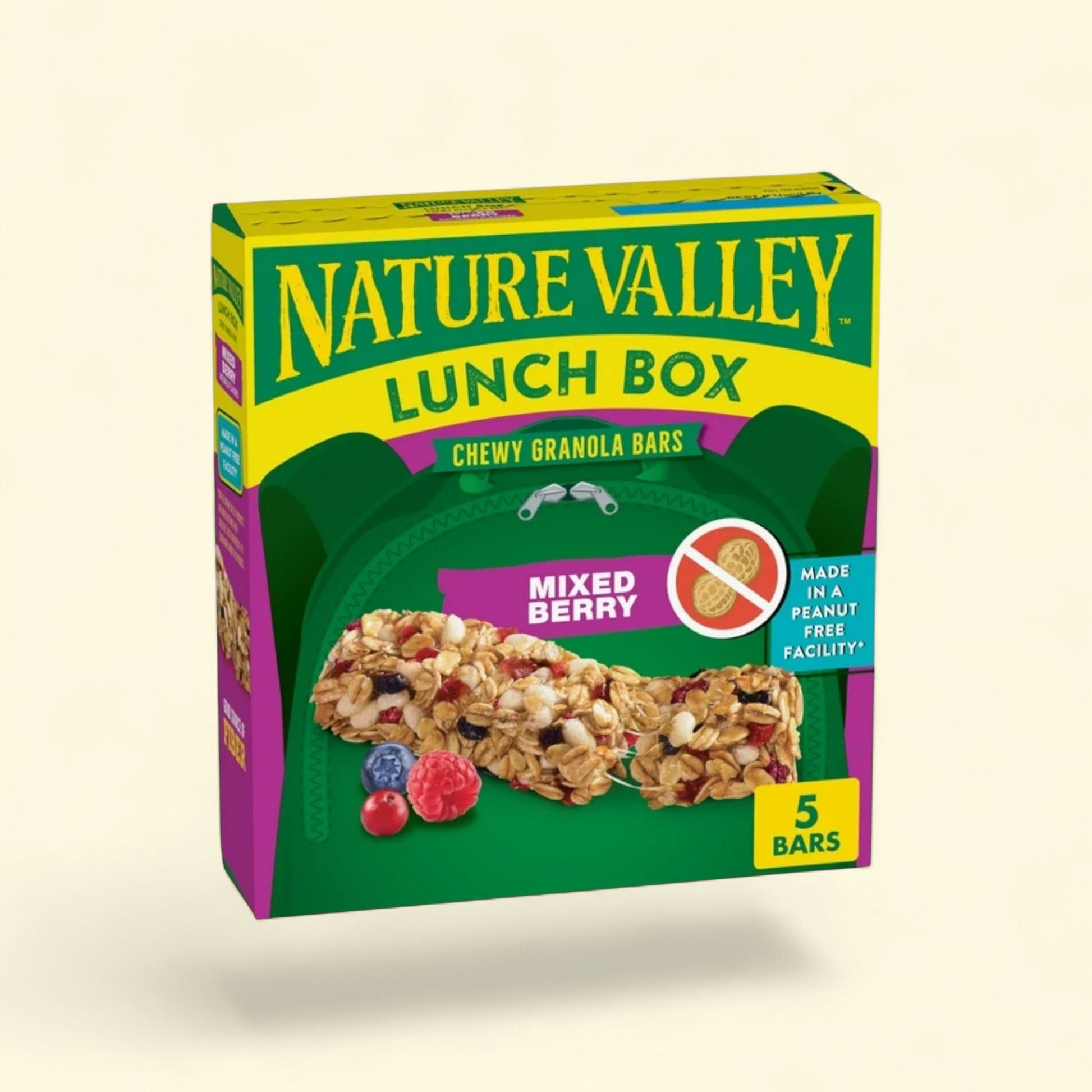 Nature Valley Chewy Granola Bars, Mixed Berry, 5 Bars, 4.6 oz — authentic US product shipped worldwide by Treatspree