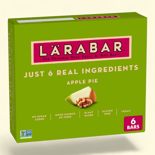 Larabar Apple Pie Fruit and Nut Bars, 9.6 oz, 6 Ct