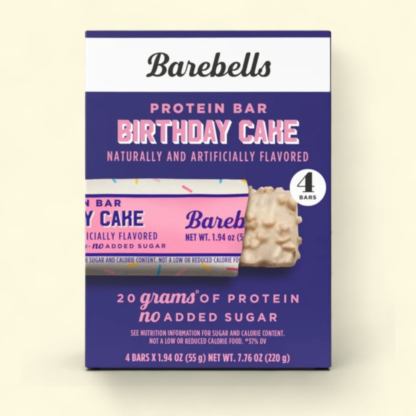 Barebells Protein Bars, Birthday Cake, 1.9oz, 4 Count