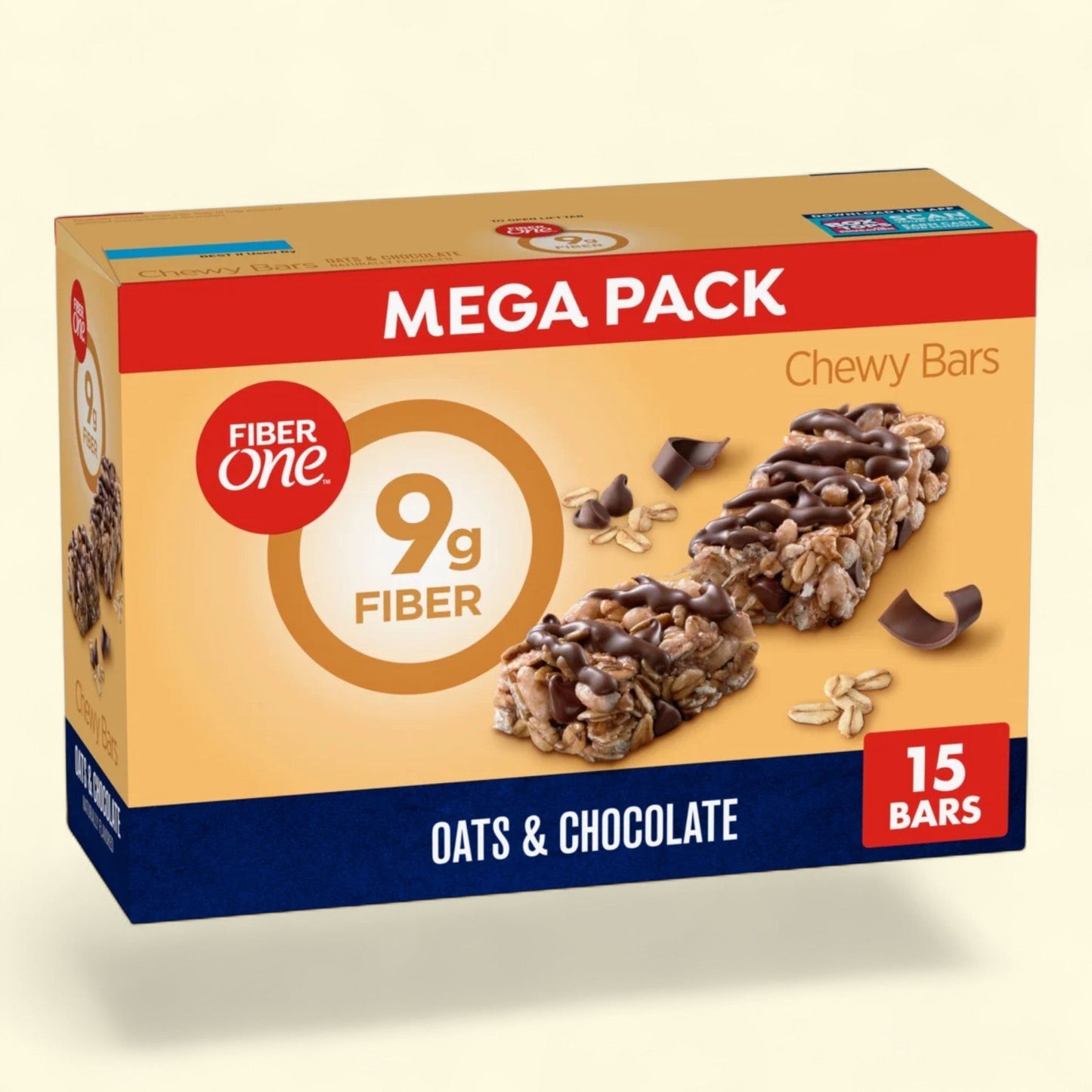 Fiber One Chewy Bars, Oats and Chocolate, 15 Ct, 21.2 oz