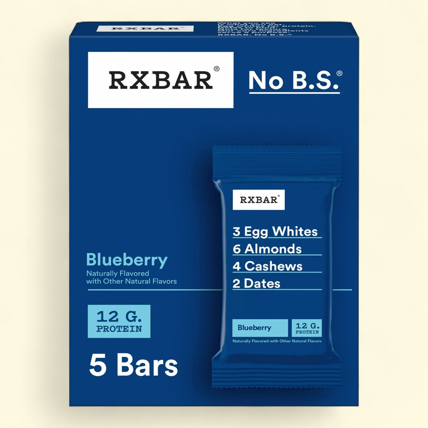Barres protéinées RXBAR, myrtille, paquet de 5