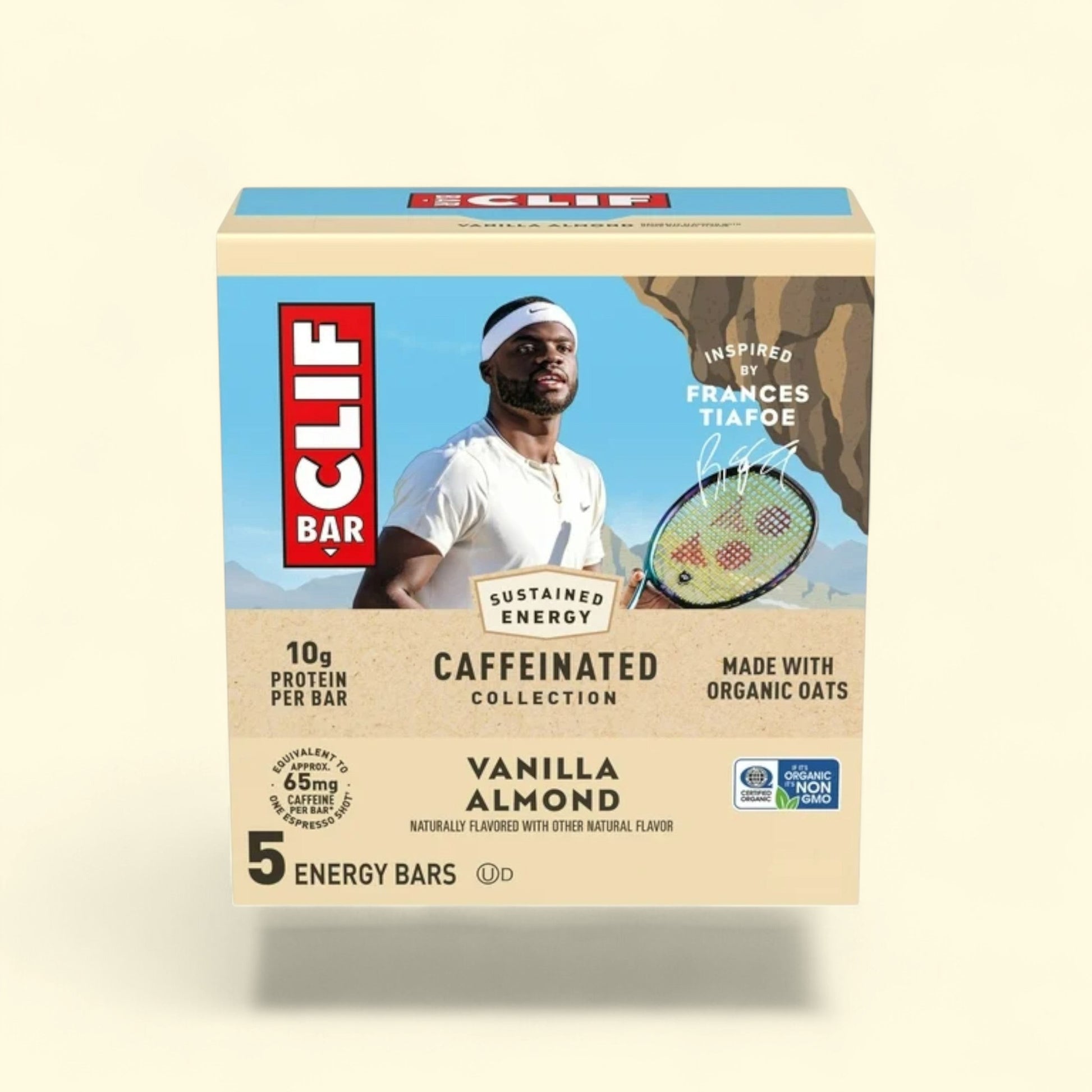 Clif Bar Energy Bars, Caffeinated Vanilla Almond Flavor, 5ct — authentic US product shipped worldwide by Treatspree