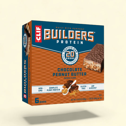 Clif Bar Builders Protein Bars, Chocolate Peanut Butter, 6ct — authentic US product shipped worldwide by Treatspree