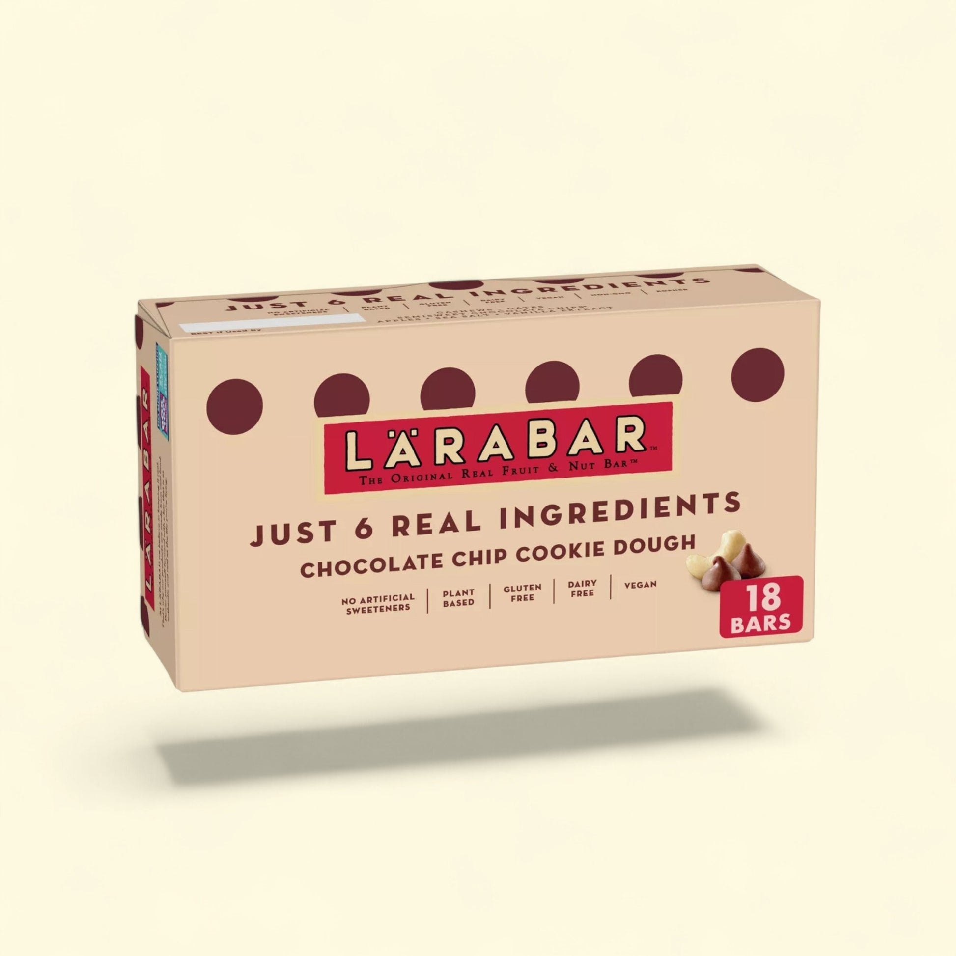 Larabar Chocolate Chip Cookie Dough Bar, 18 ct — authentic US product shipped worldwide by Treatspree
