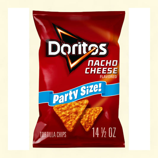 Chips de tortilla Doritos au fromage nacho, format fête, 410 g