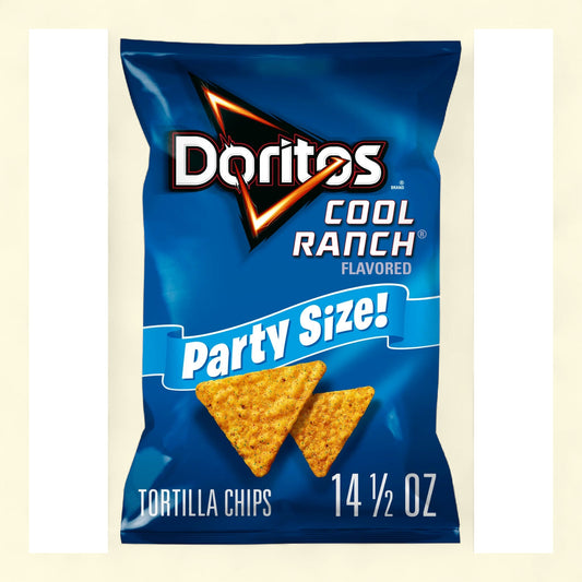 Chips tortilla Doritos Cool Ranch, format fête, 400 g