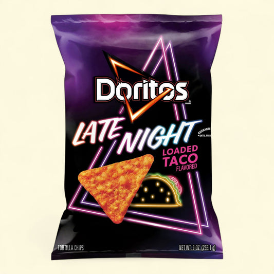 Chips de tortilla Doritos « Late Night Loaded Taco », 255 g