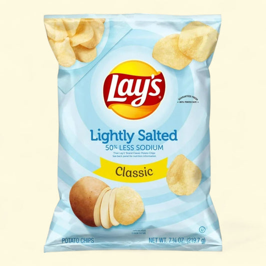 Lay's Classic Lightly Salted Potato Chips, 7.75 Ounce