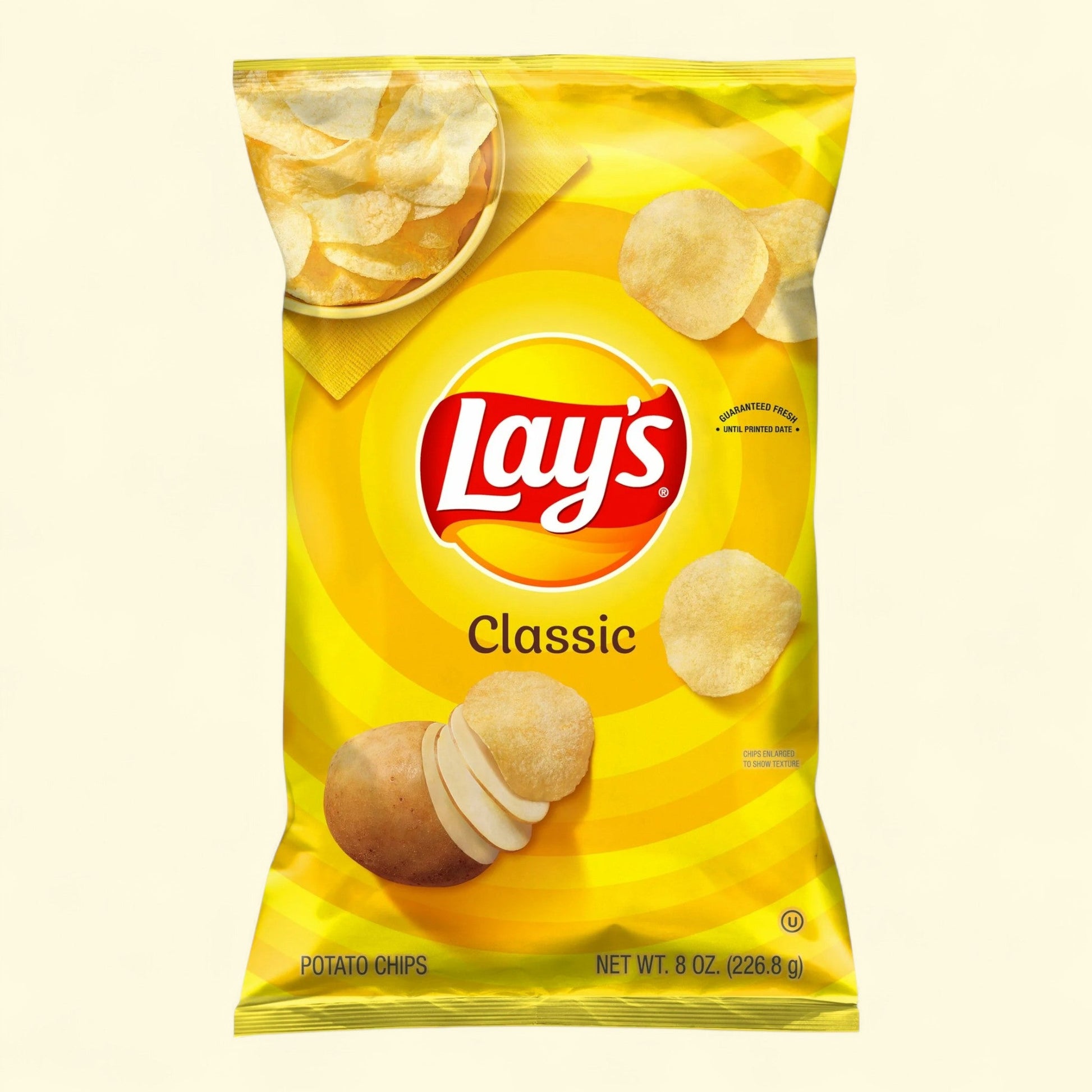 Lay's Classic Potato Chips, 8 oz