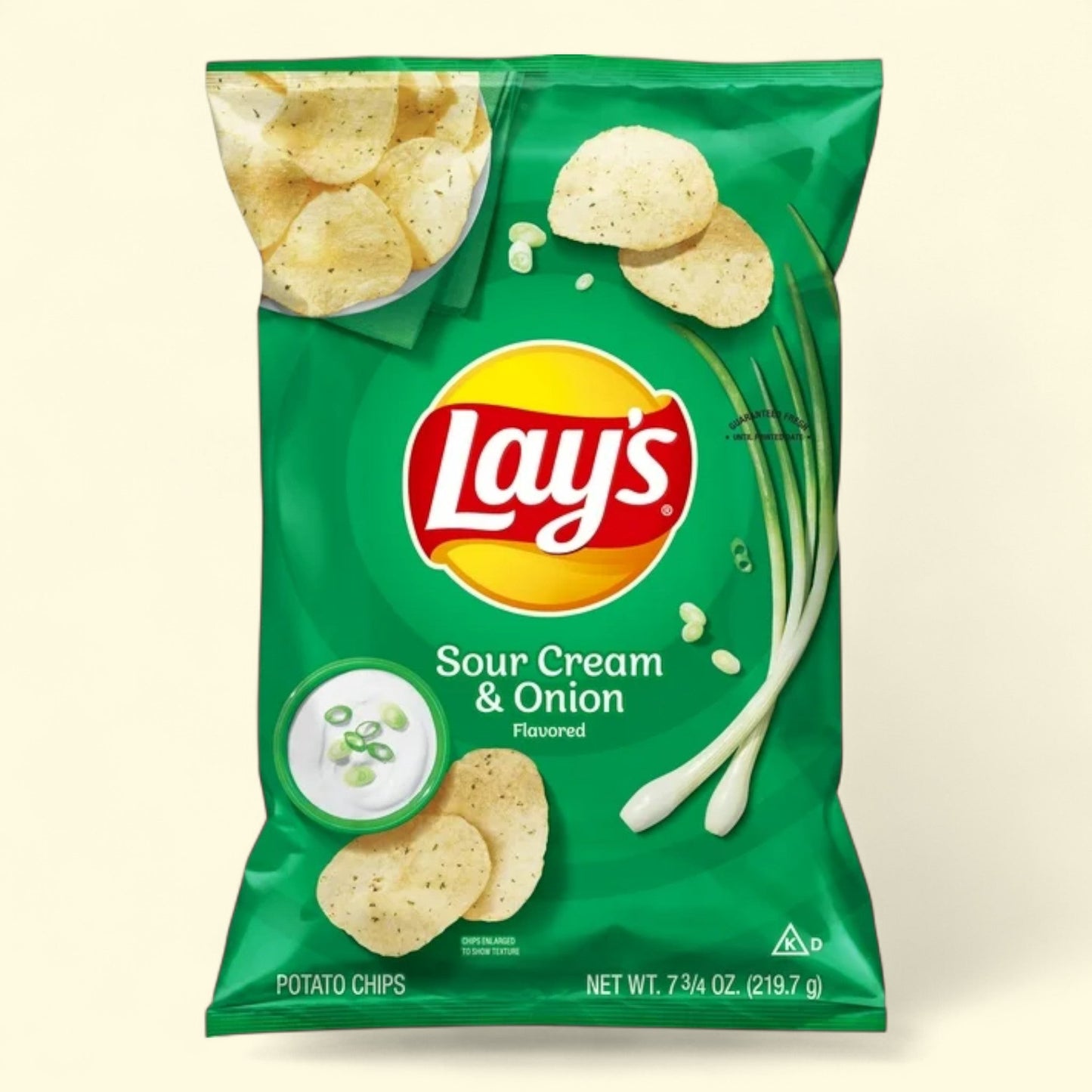 Lay's Sour Cream & Onion Potato Chips, 7.75 oz