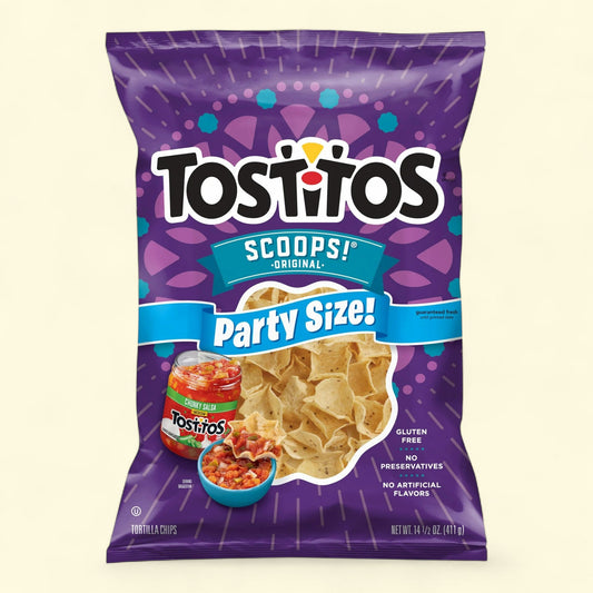 Tostitos Scoops ! Chips de tortilla, format fête, 410 g