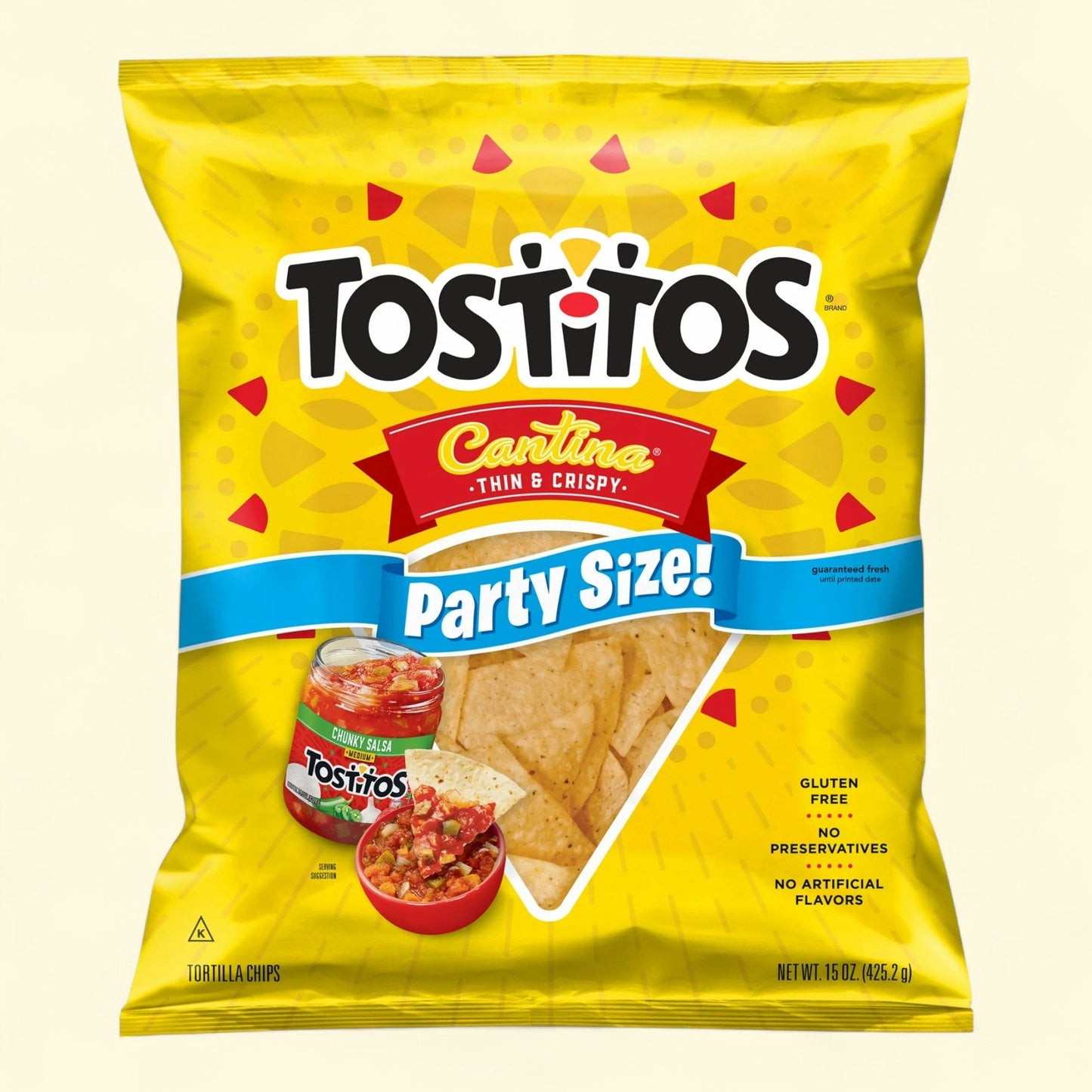 Chips de tortilla Tostitos, format fête, 425 g
