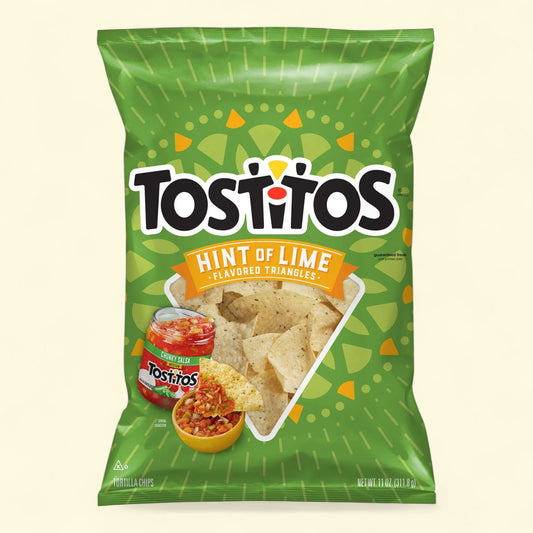 Tostitos Tortilla Chips, Hint of Lime, 11 oz