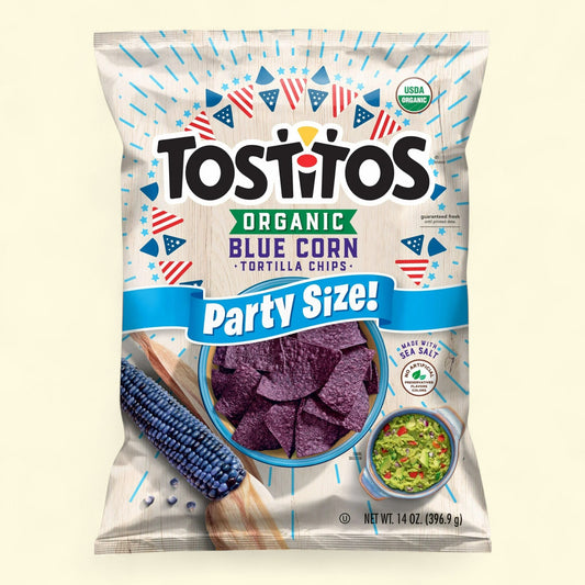 Chips de tortilla au maïs bleu Tostitos, 400 g