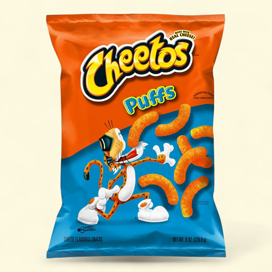 Cheetos Puff Cheese Flavored Snack Chips, 8 oz