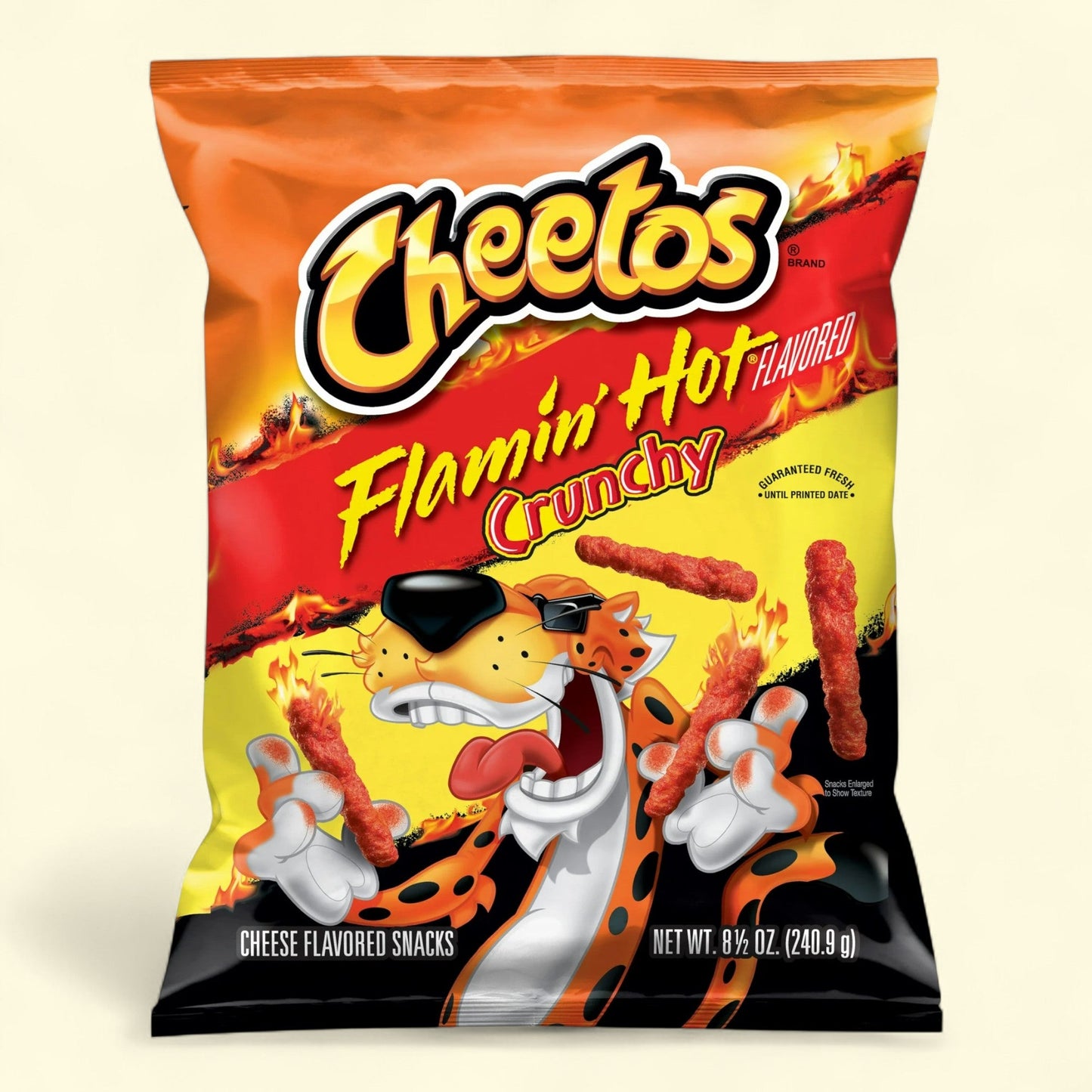 Cheetos Crunchy Cheese Flamin' Hot Flavored Snacks, 8.5 oz