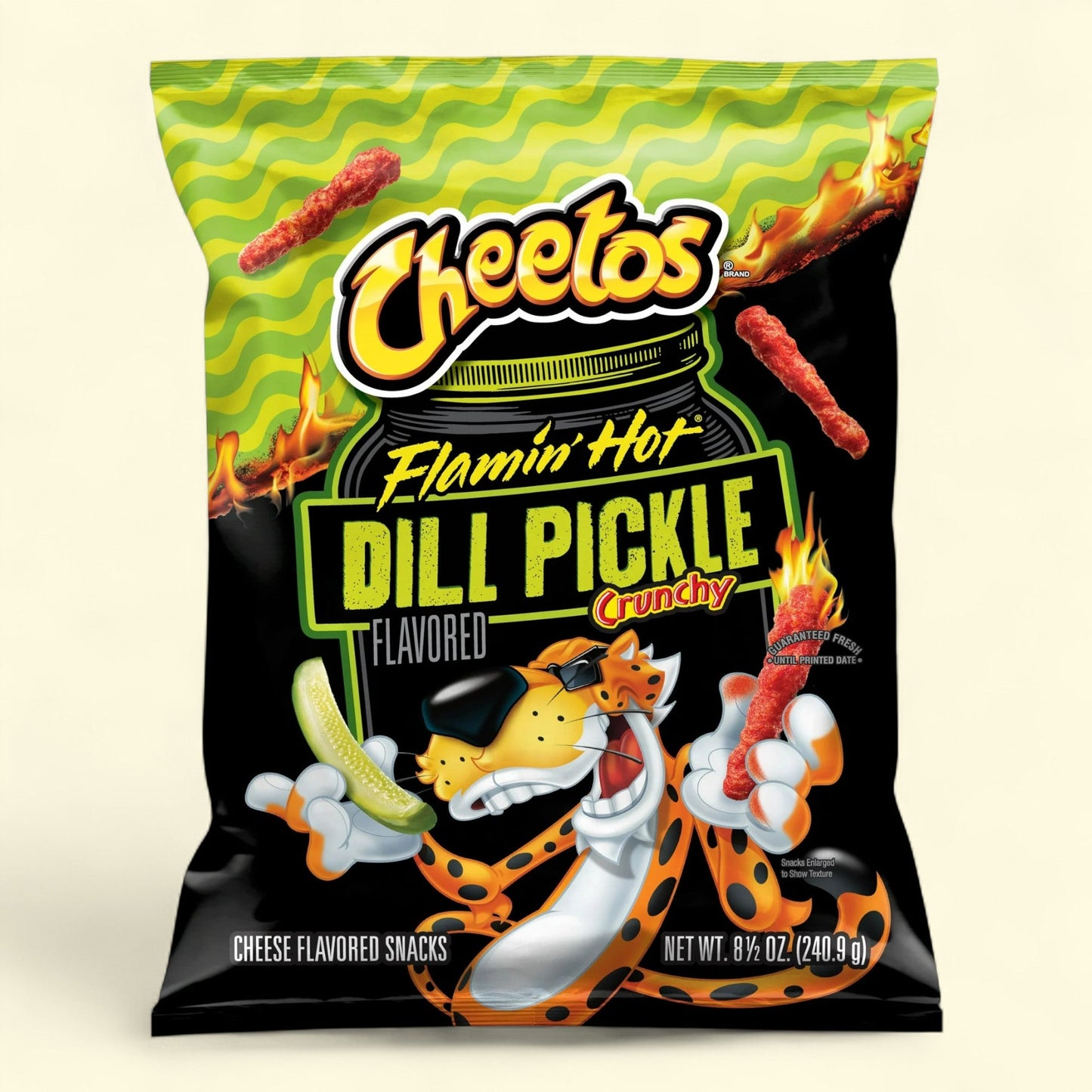Cheetos Flamin' Hot Dill Pickle, 8.5 oz Bag