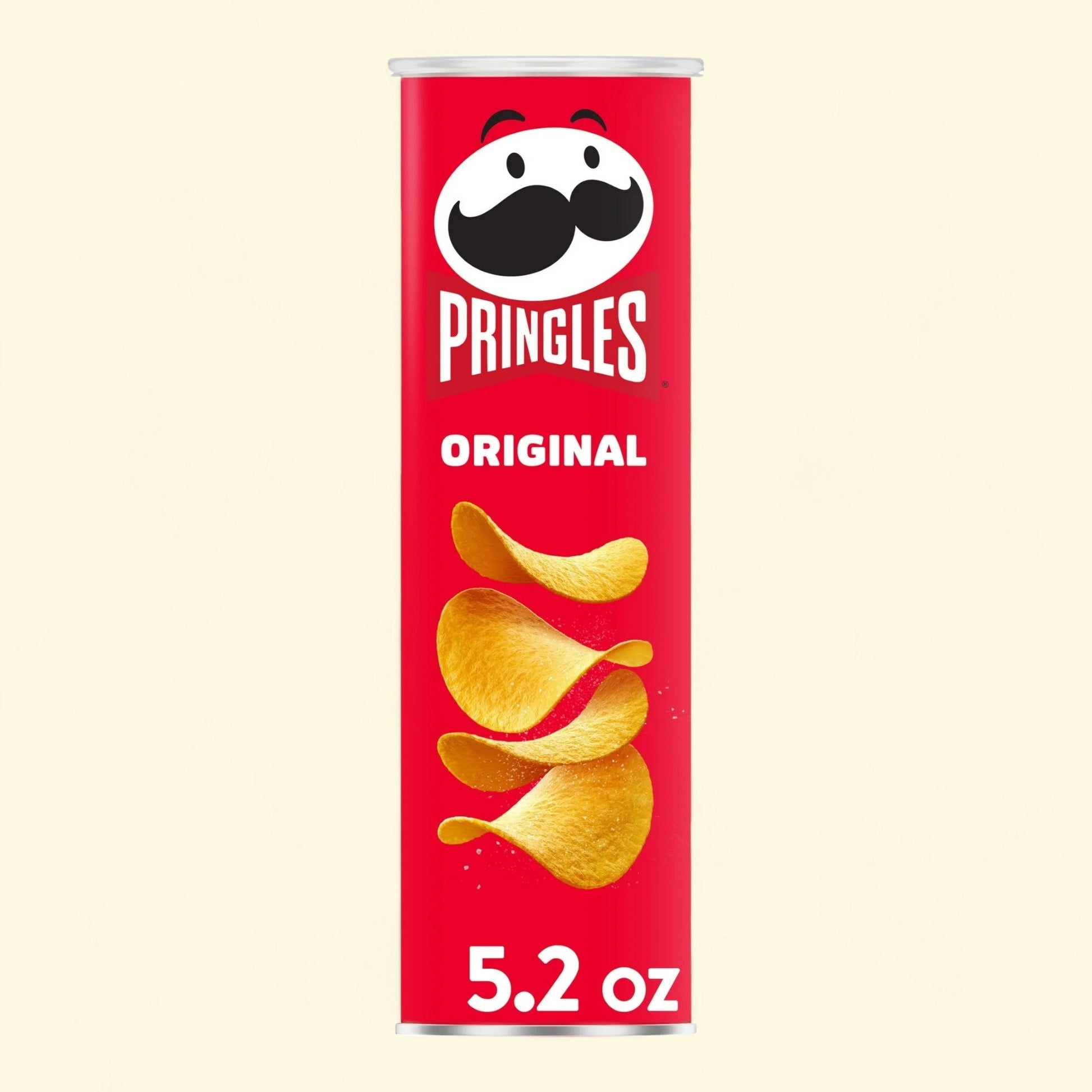 Pringles Original Potato Crisps Chips, 5.2 oz Canister
