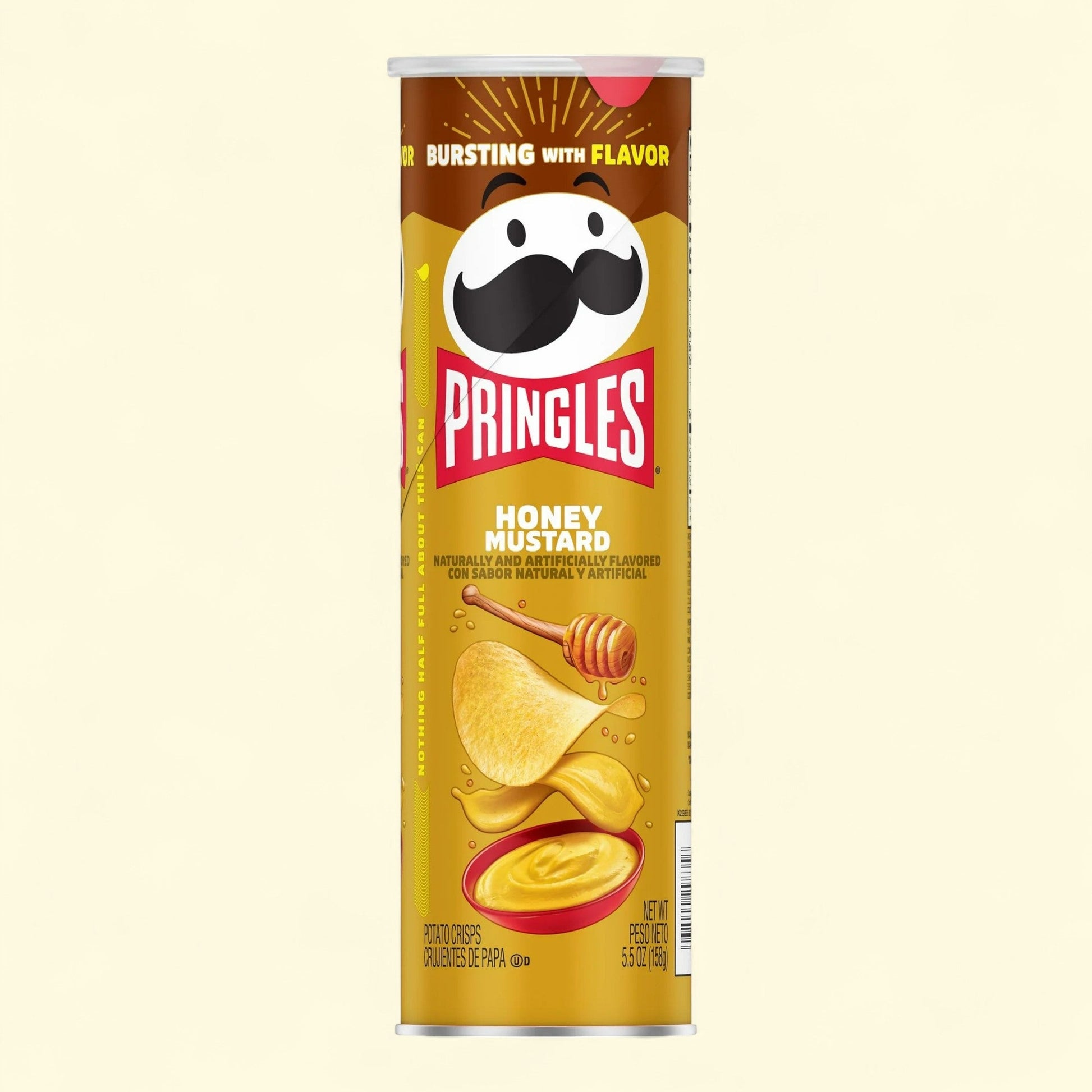 Pringles Honey Mustard Potato Crisps, 5.5 oz Canister