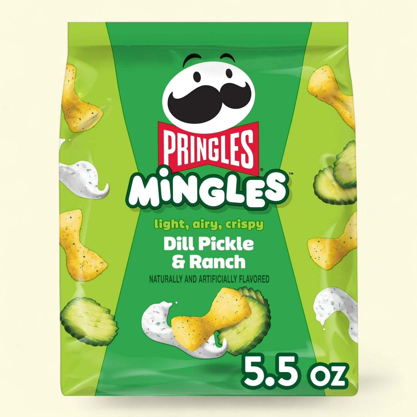 Pringles Mingles Dill Pickle and Ranch Puffed Snacks, 5.5 oz