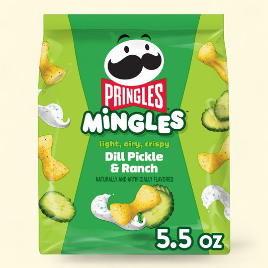 Pringles Mingles Dill Pickle and Ranch Puffed Snacks, 5.5 oz