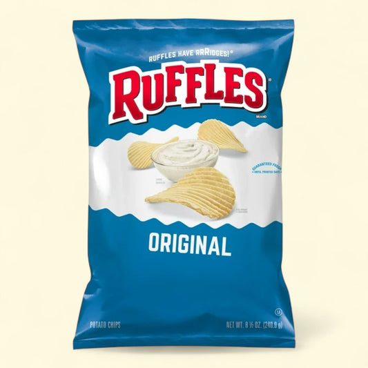 Ruffles Original Potato Chips, 8.5 Ounce