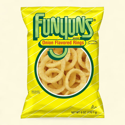 Funyuns Onion Flavored Rings, 5.25 oz