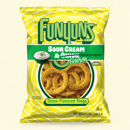 Funyuns Sour Cream and Onion Rings, 5.25 oz