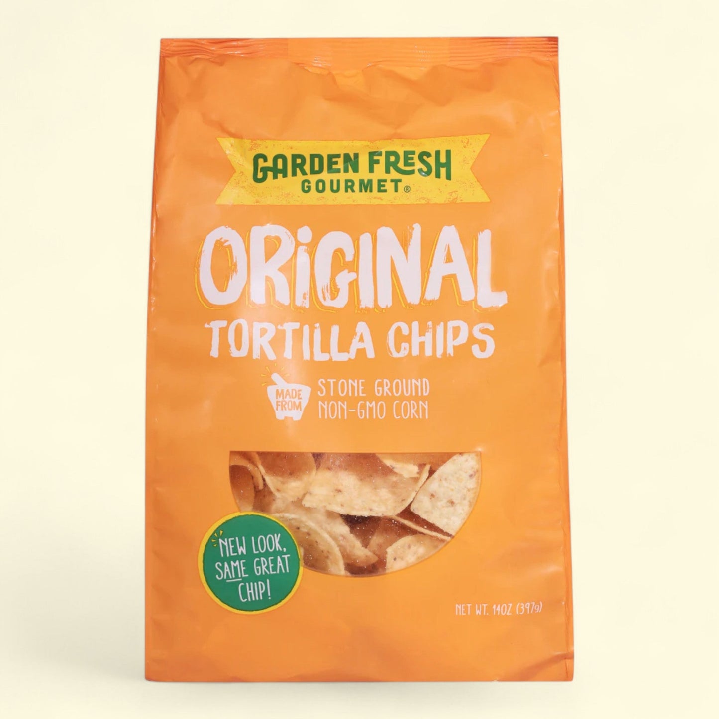 Garden Fresh Gourmet, Original White Corn Tortilla Chips, 14 oz