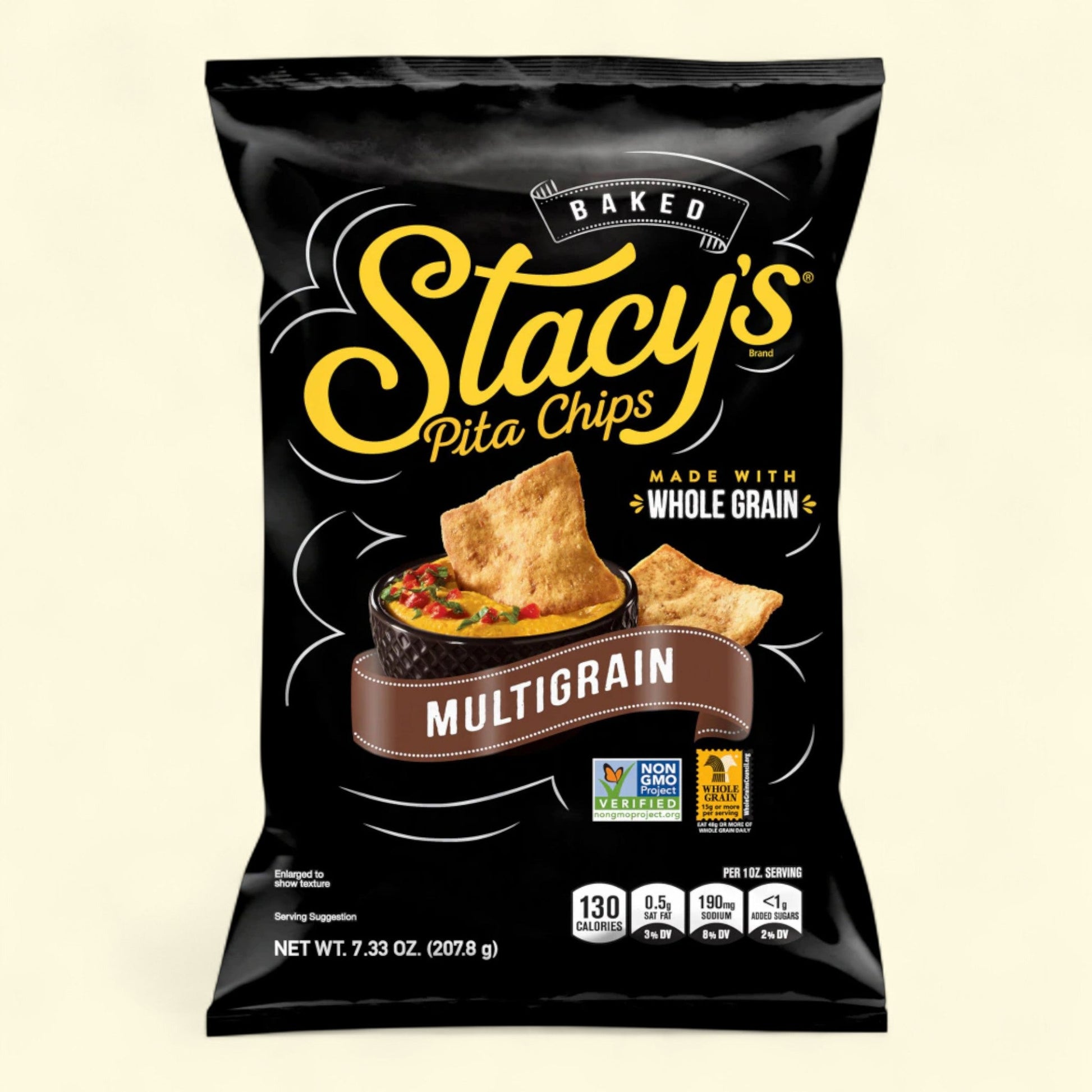 Stacy's Multigrain Baked Pita Chips, Snacks, 7.33 oz — authentic US product shipped worldwide by Treatspree