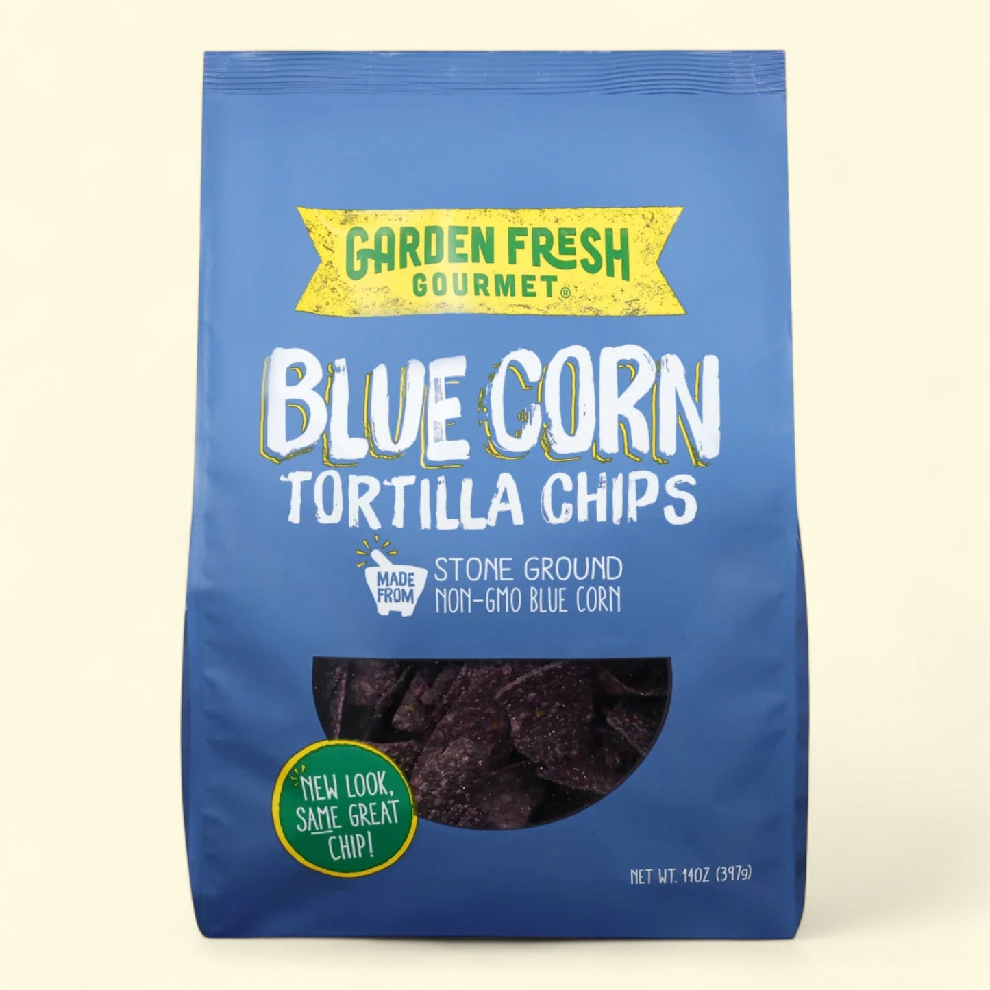 Chips de tortilla au maïs bleu Garden Fresh Gourmet, 400 g