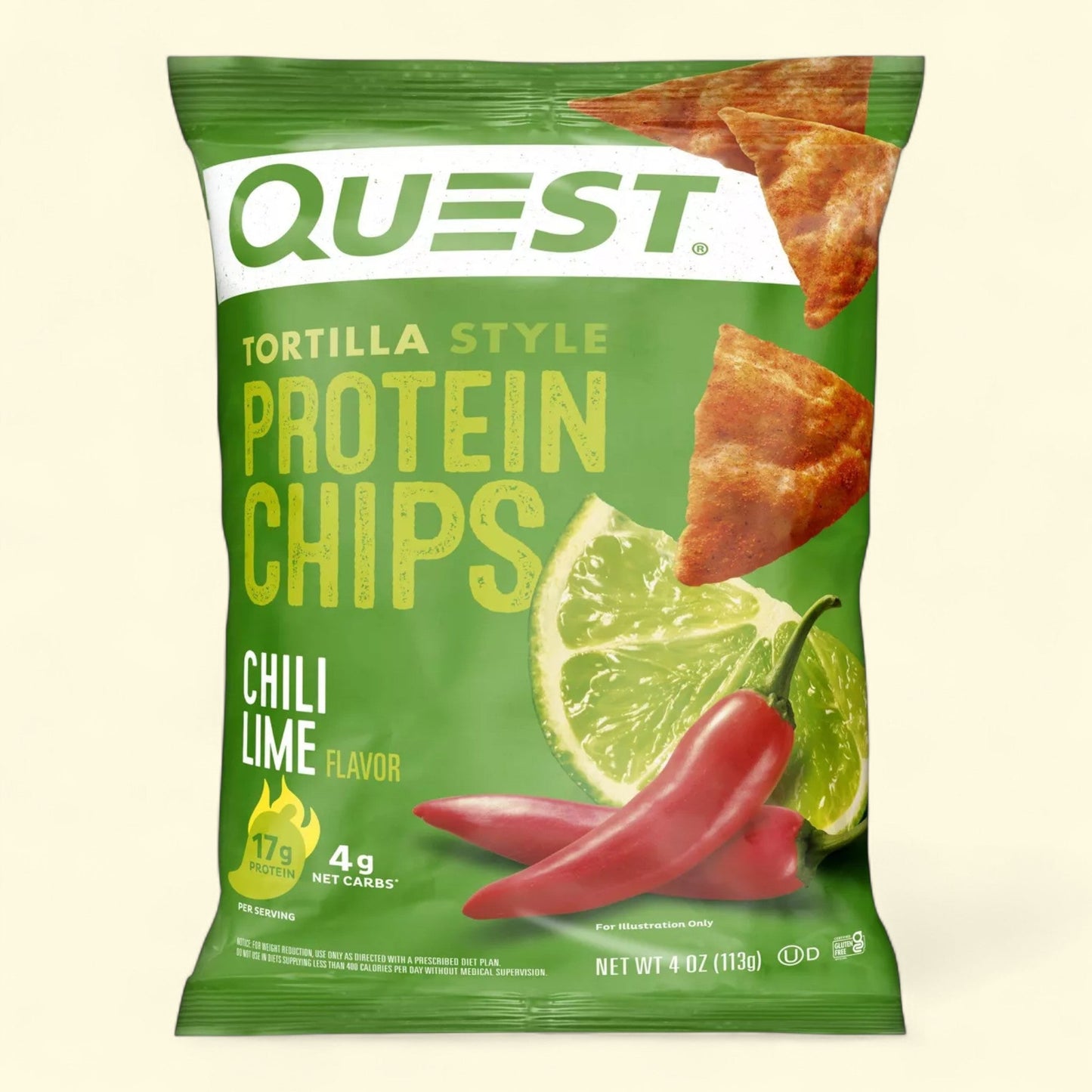 Quest Nutrition Protein Chips, Chili Lime 4oz