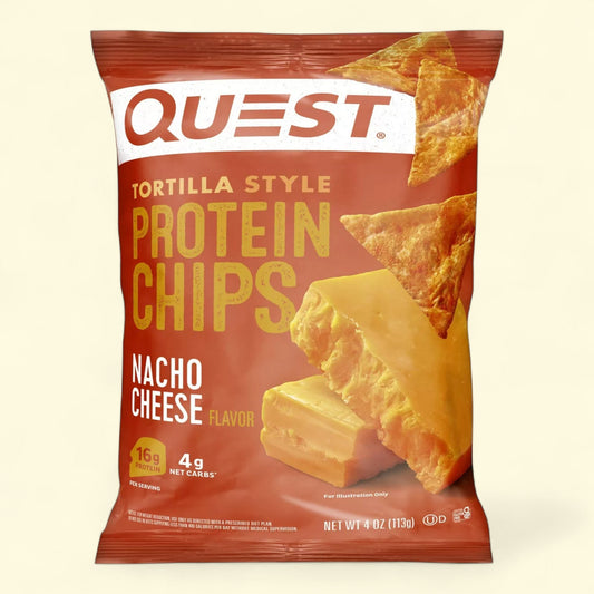 Quest Nutrition Tortilla Style Protein Chips, Nacho 4oz
