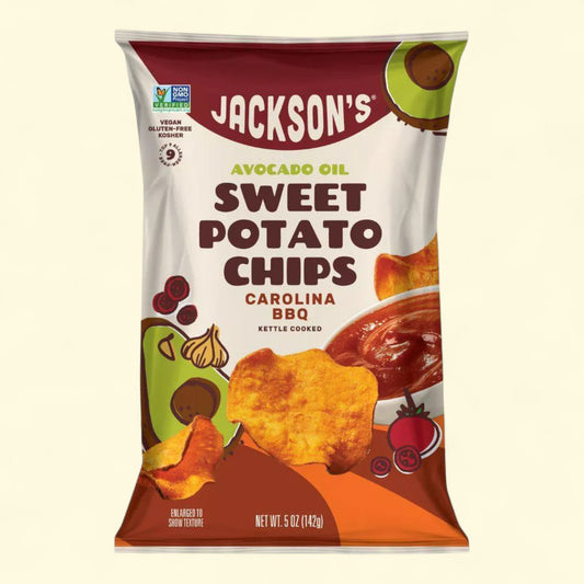 Jackson's Avocado Oil Sweet Potato Chips, Carolina BBQ 5oz