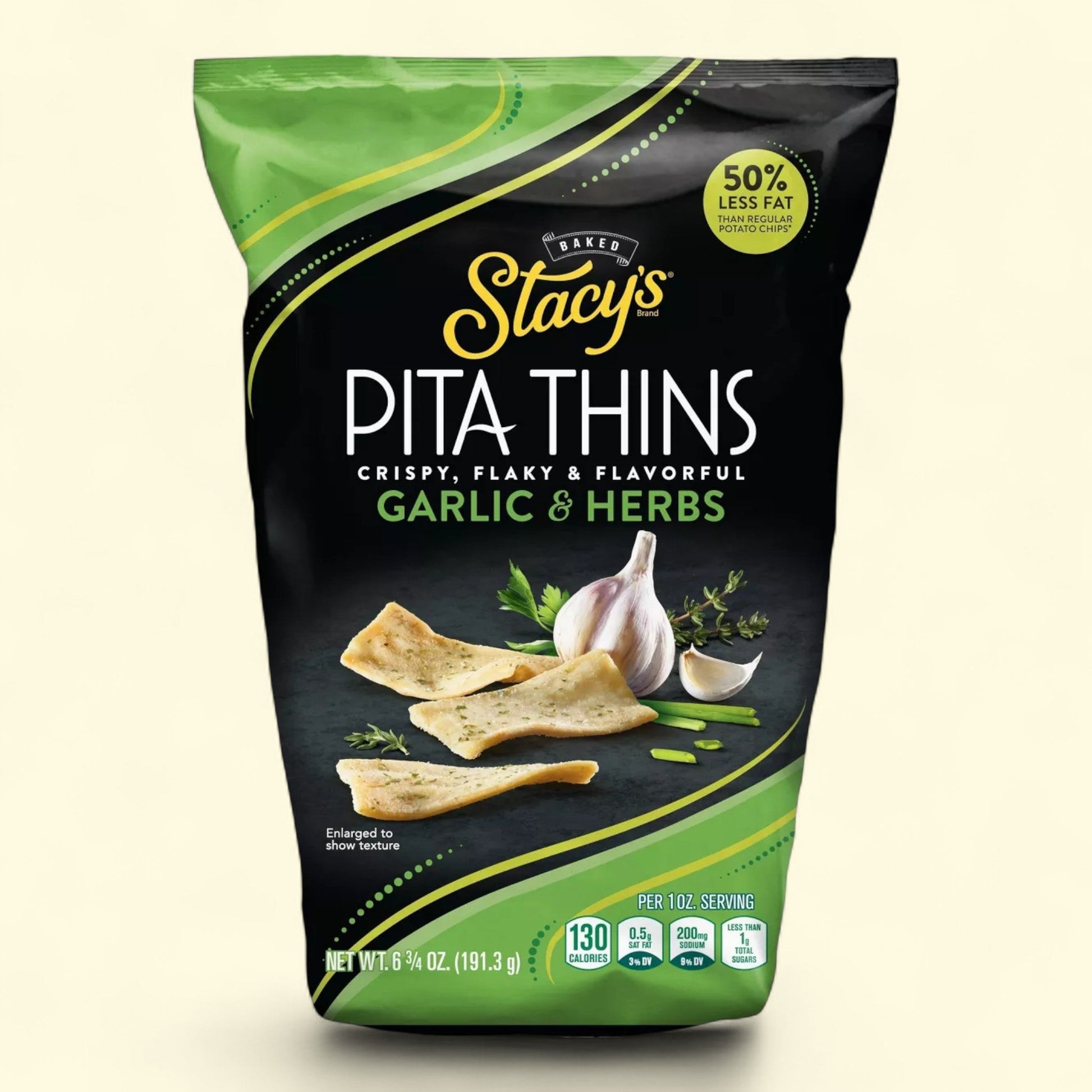 Stacy's Garlic & Herbs Pita Chips, 6.75oz — authentic US product shipped worldwide by Treatspree