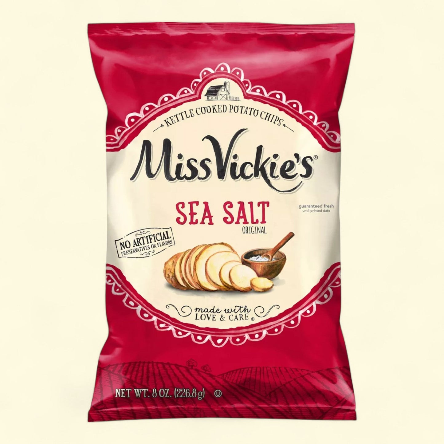 Miss Vickie's Sea Salt Chips, 8oz