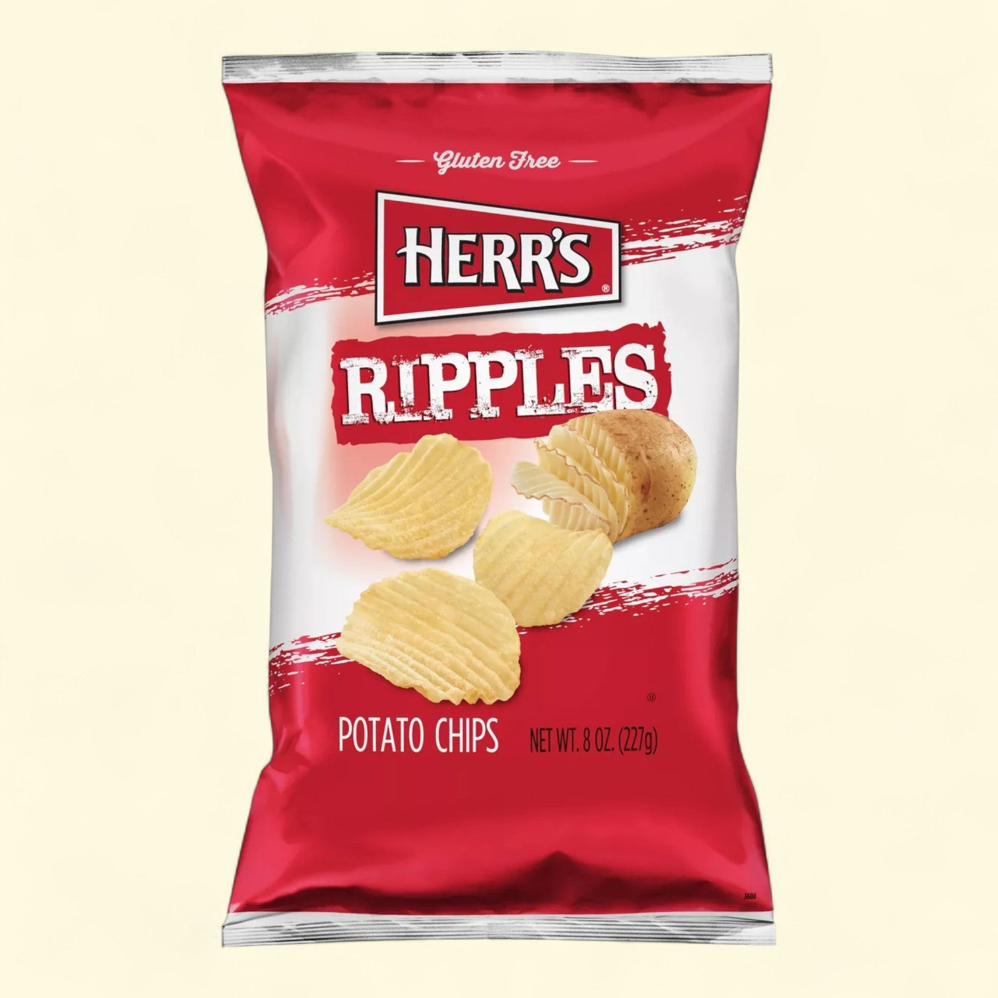 Herr's Ripple Potato Chips, 8oz