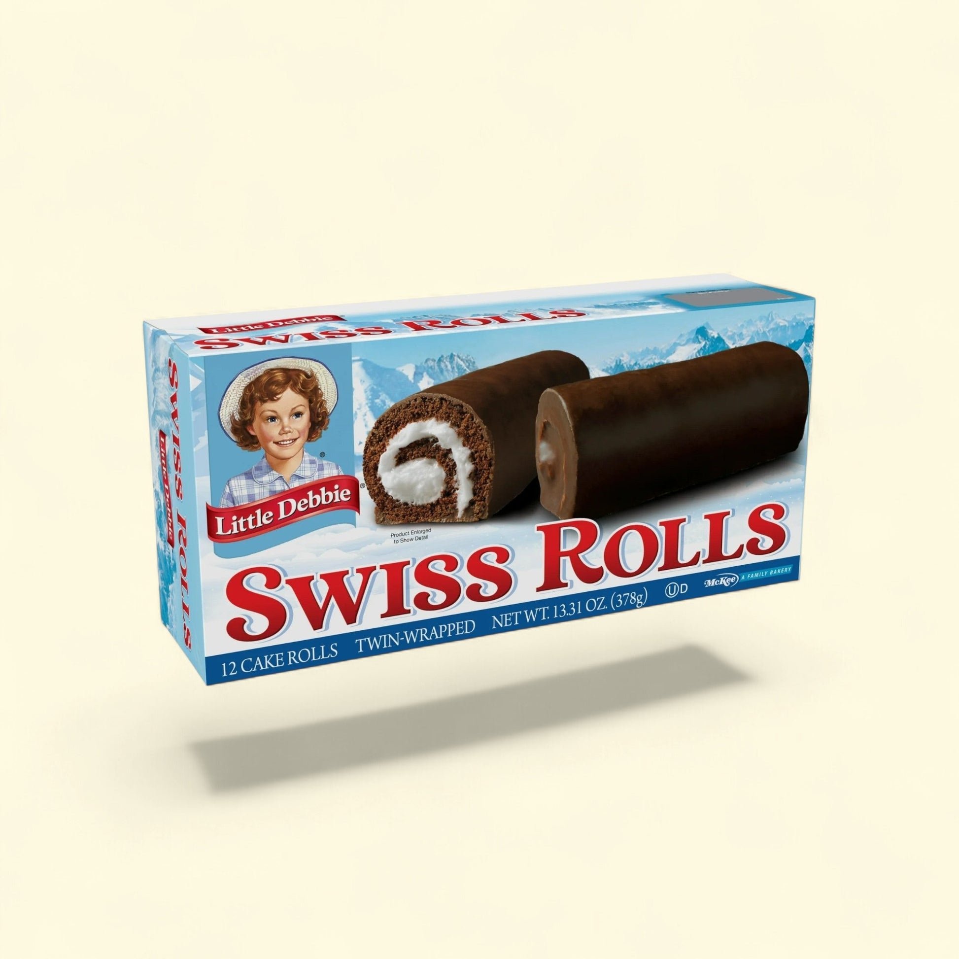 Little Debbie Swiss Rolls, 13.31 oz (12 count) — authentic US product shipped worldwide by Treatspree