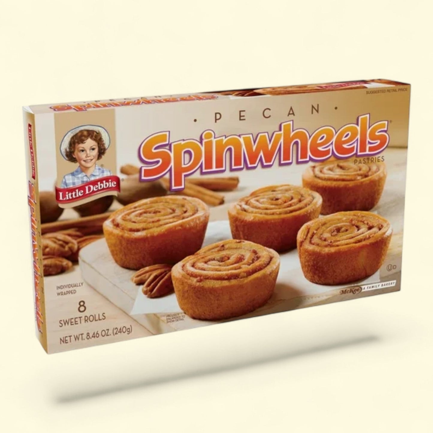 Little Debbie Pecan Spinwheels Sweet Rolls, 16 oz