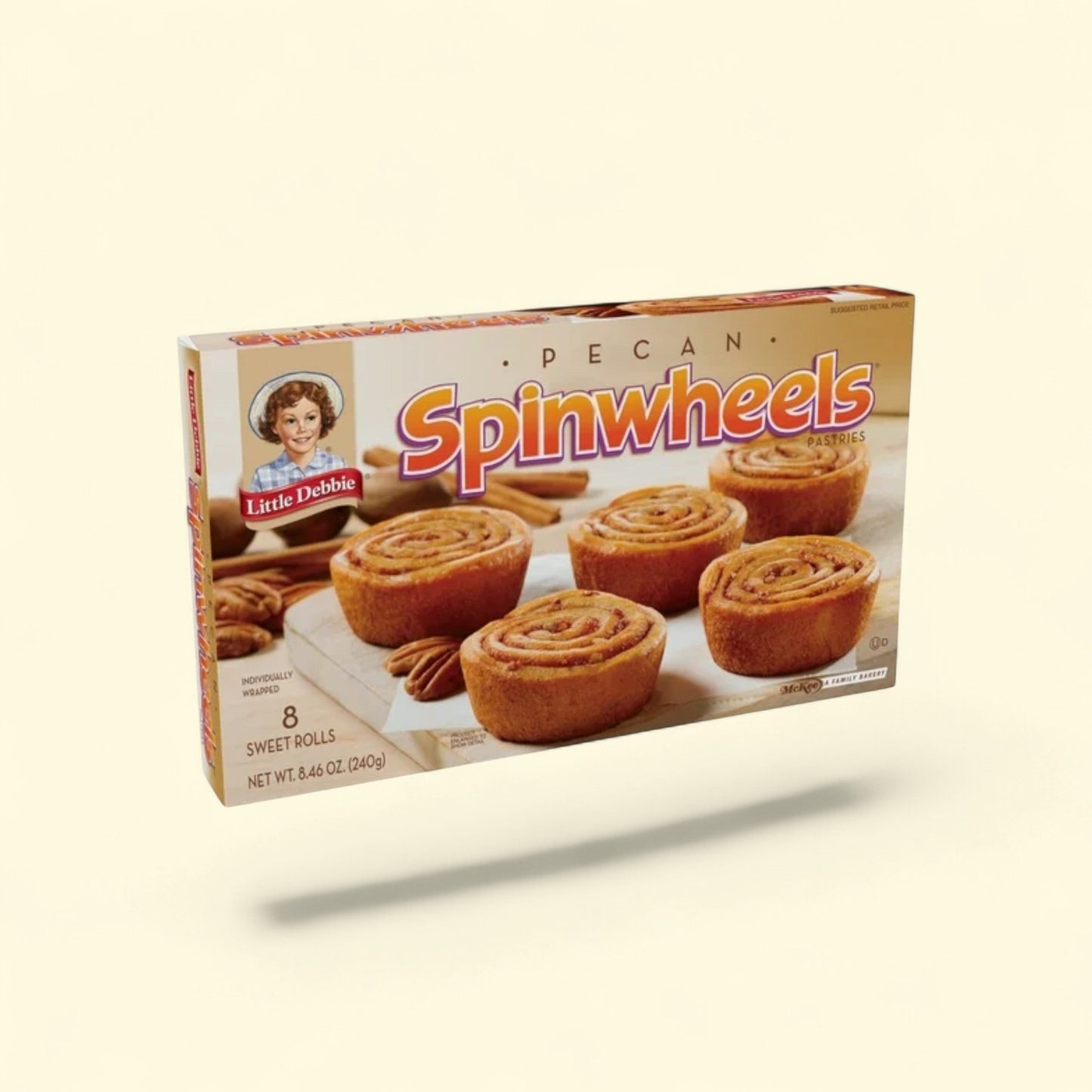 Little Debbie Pecan Spinwheels Sweet Rolls, 16 oz — authentic US product shipped worldwide by Treatspree