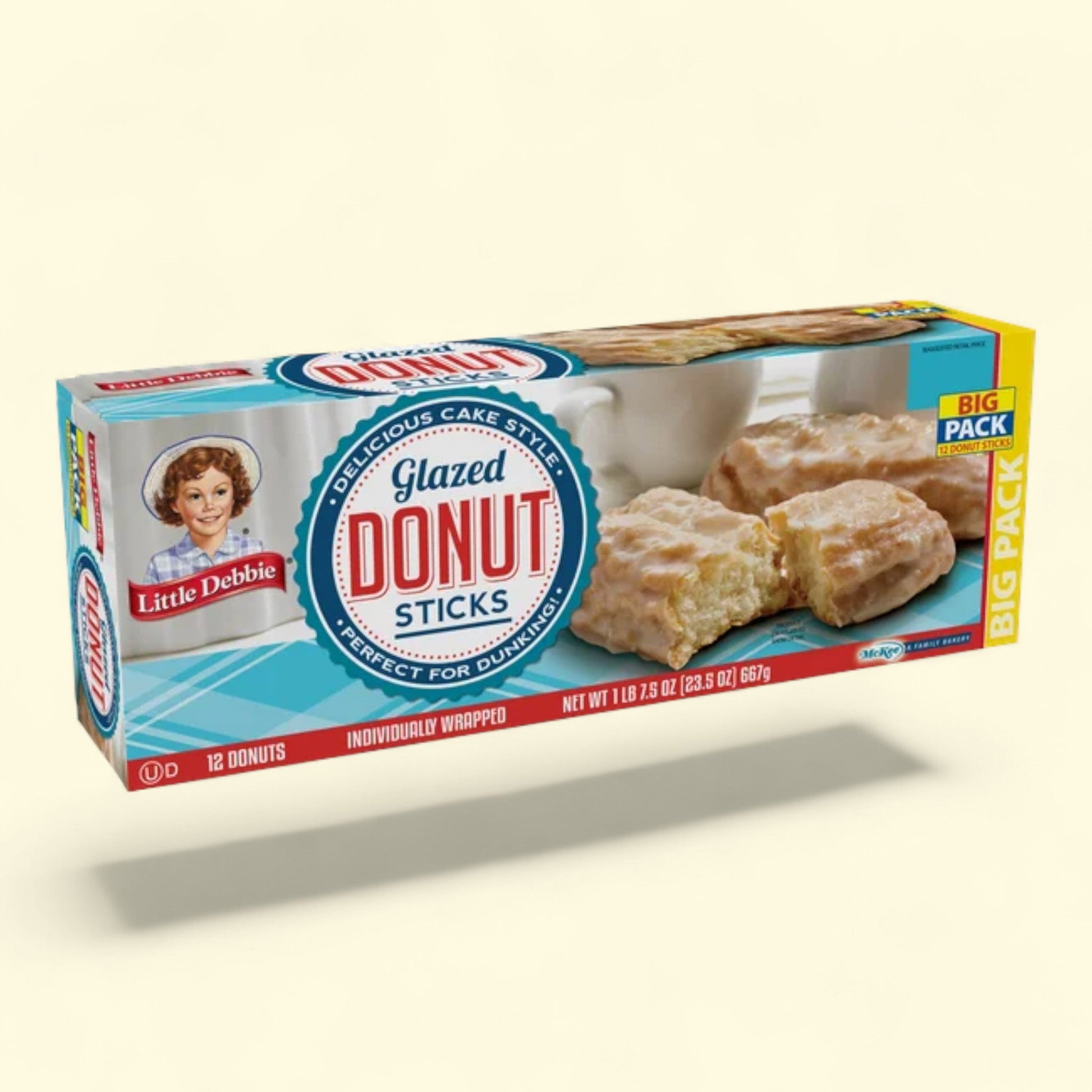 Little Debbie Glazed Donut Sticks, 7.5 oz (12 count)