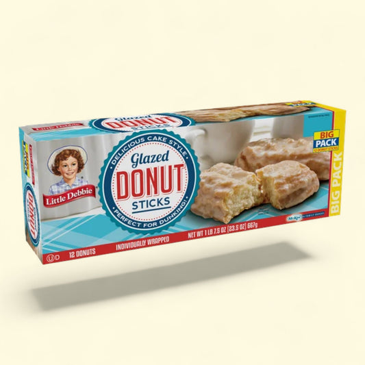 Little Debbie Glazed Donut Sticks, 7.5 oz (12 count)